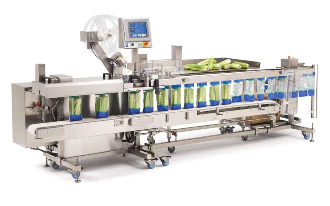 Assembly line food packaging machine