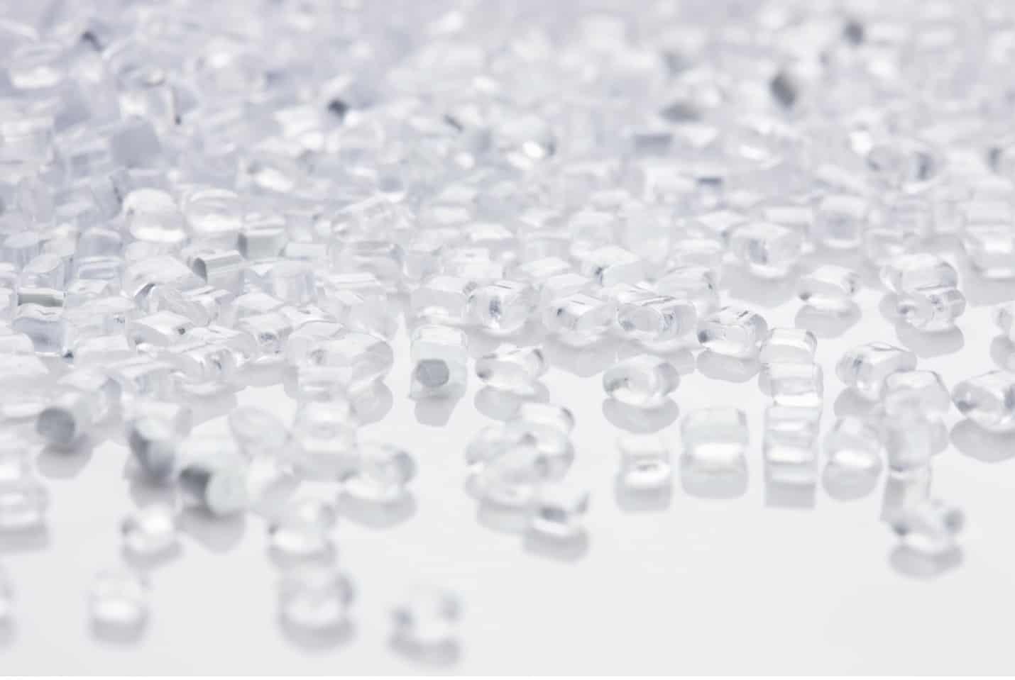 PPE resin pellets representing polyethelene resin prices.